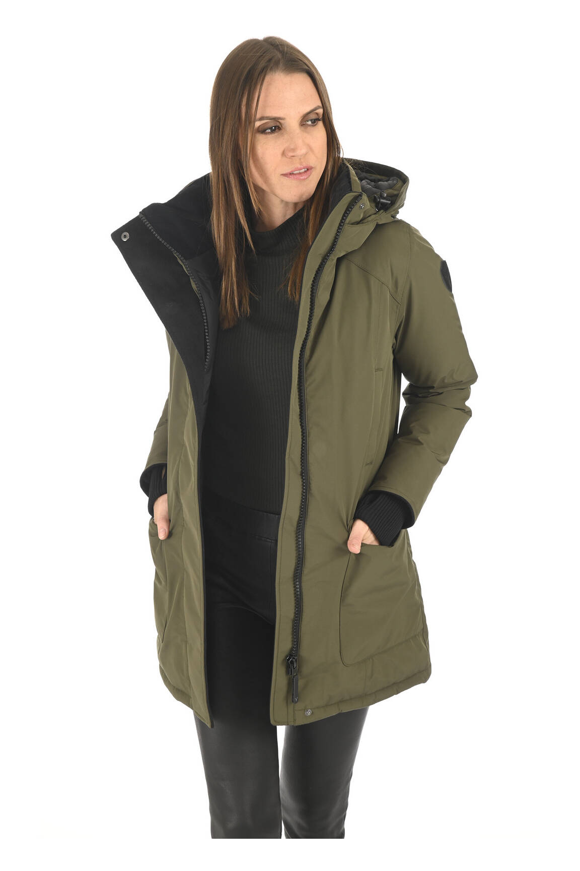 Nobis Parkas Femme couleur vert