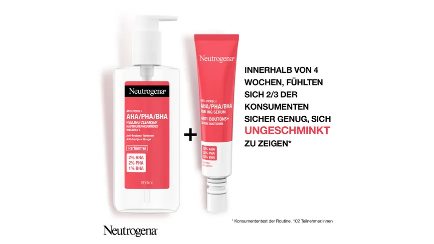 Neutrogena Anti-Pickel+ AHA/PHA/BHA Peeling Serum 30 ml