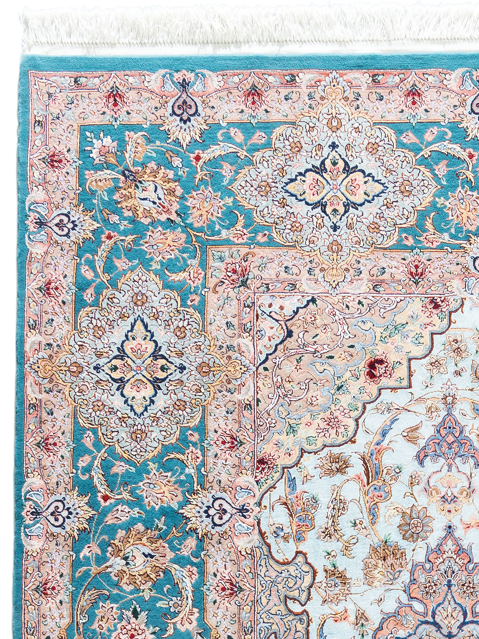 Isfahan Naghsh auf Seide ca. 200 x 302 cm, Unikat / Einzelstück