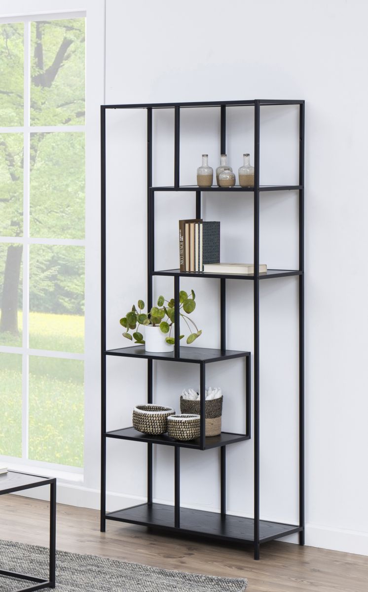 Design-Bücherregal Seaford Esche 77 x 185 cm