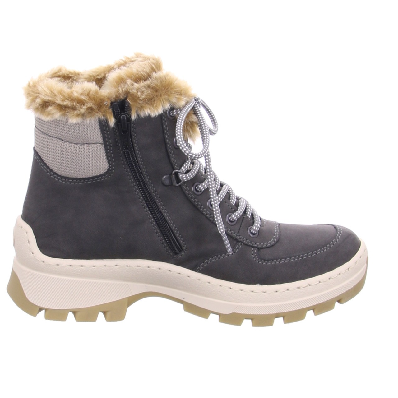 RIEKER Winterstiefel grau