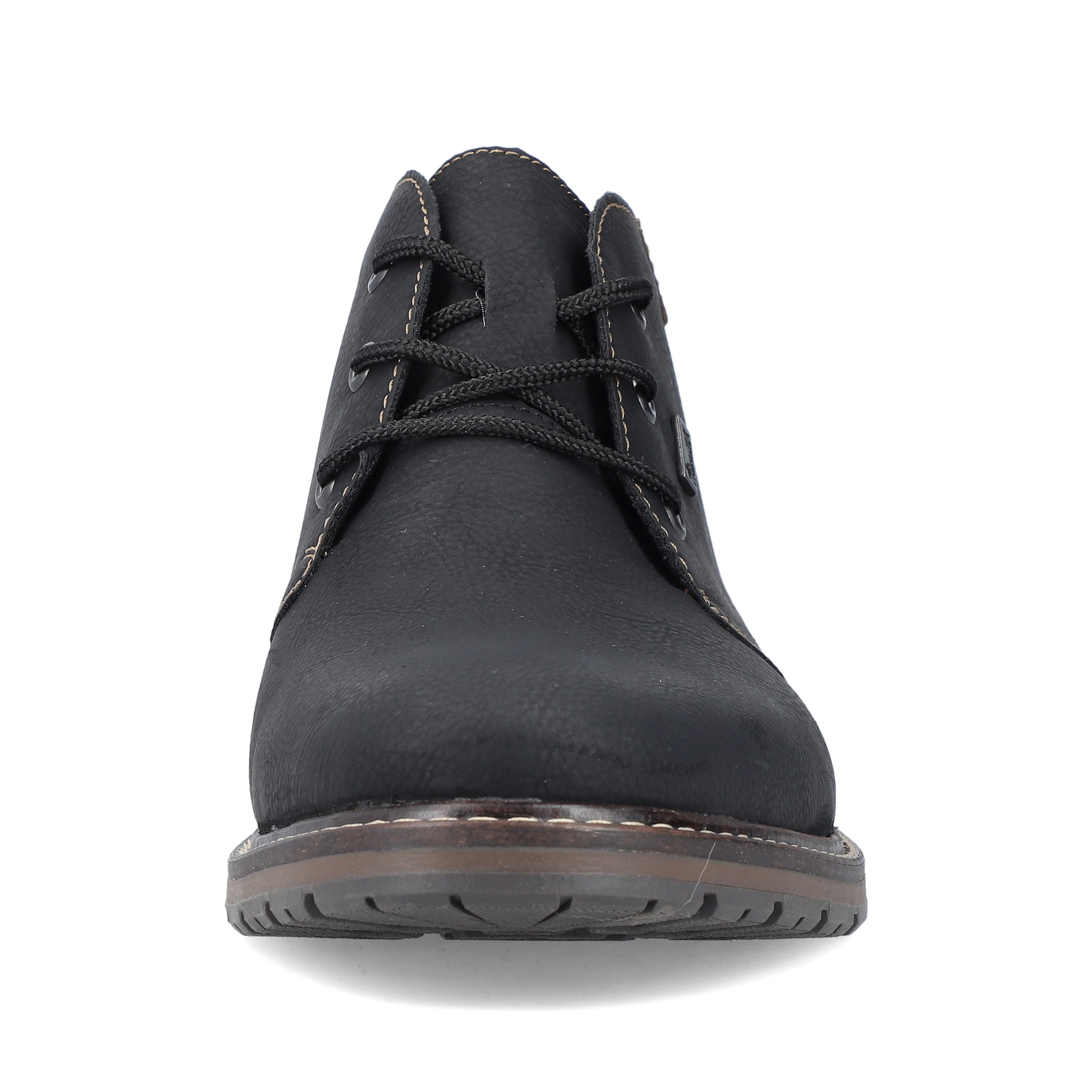 Rieker Herren Schnürschuhe asphaltschwarz