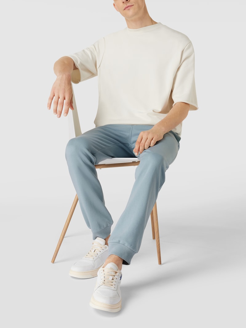 Sweatpants mit elastischem Bund Modell 'JOSEF' in jeans