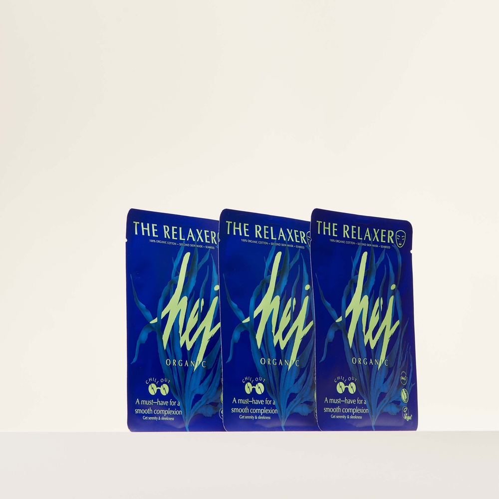hej organic THE RELAXER SHEET MASK Masque tissu