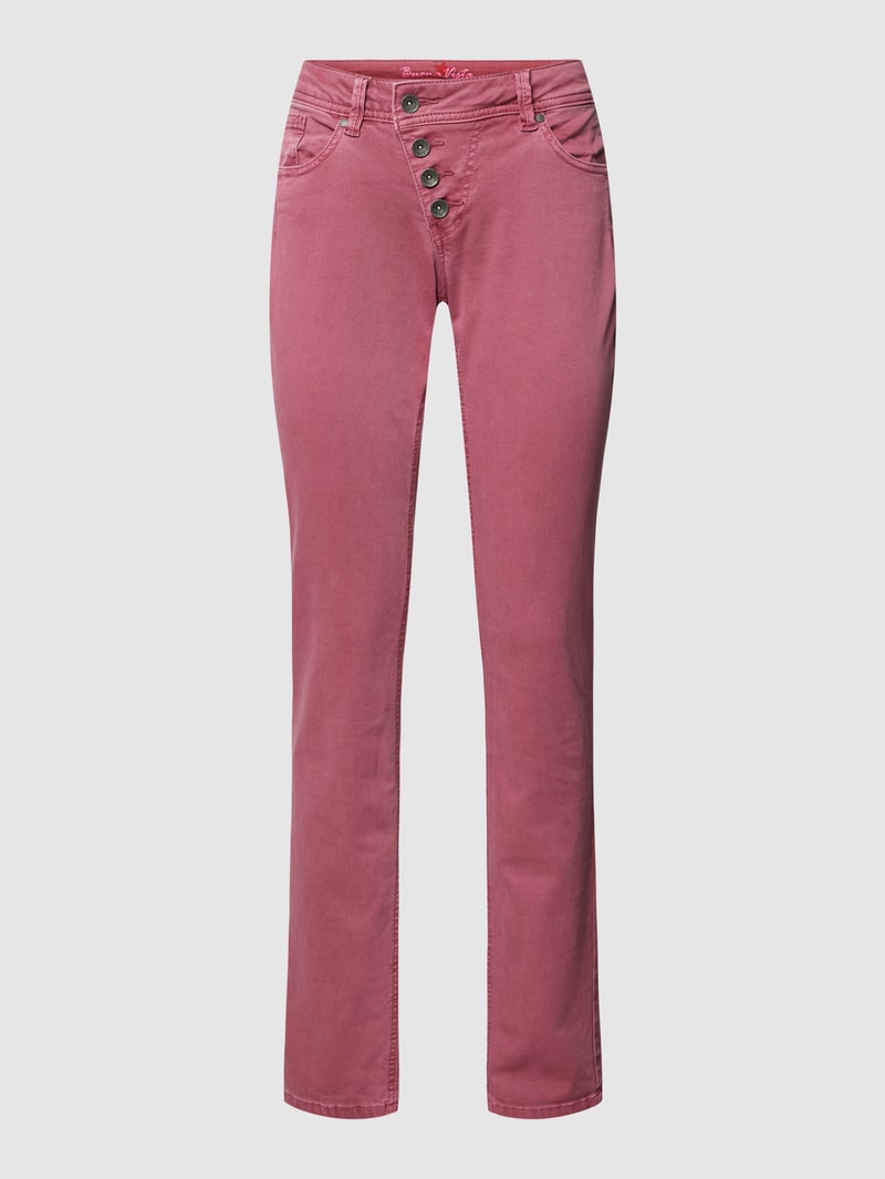 Jeans mit 5-Pocket-Design Modell 'MALIBU' in altrosa