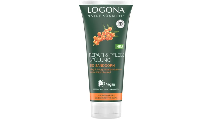 LOGONA Repair & Pflege Spülung Bio-Sanddorn 200 ml
