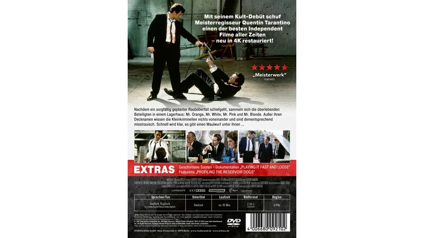 Reservoir Dogs - Digital Remastered