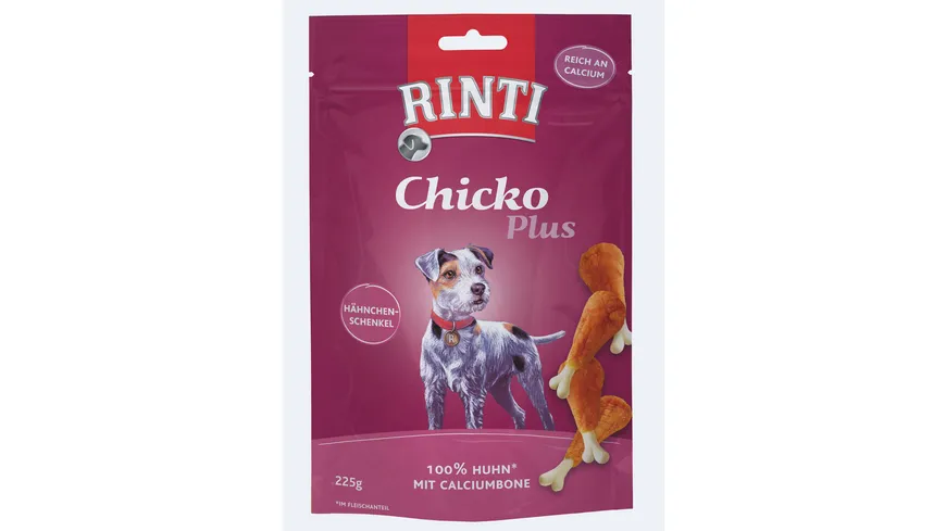 RINTI Hundesnack Chicko Plus Hähnchenschenkel 225 g