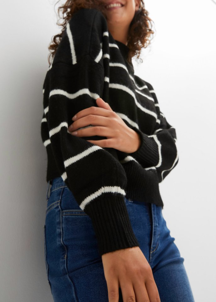 Gestreifter Pullover