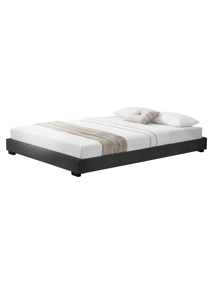 Corium Polsterbett Masari in Schwarz (B)140cm günstig kaufen onesize