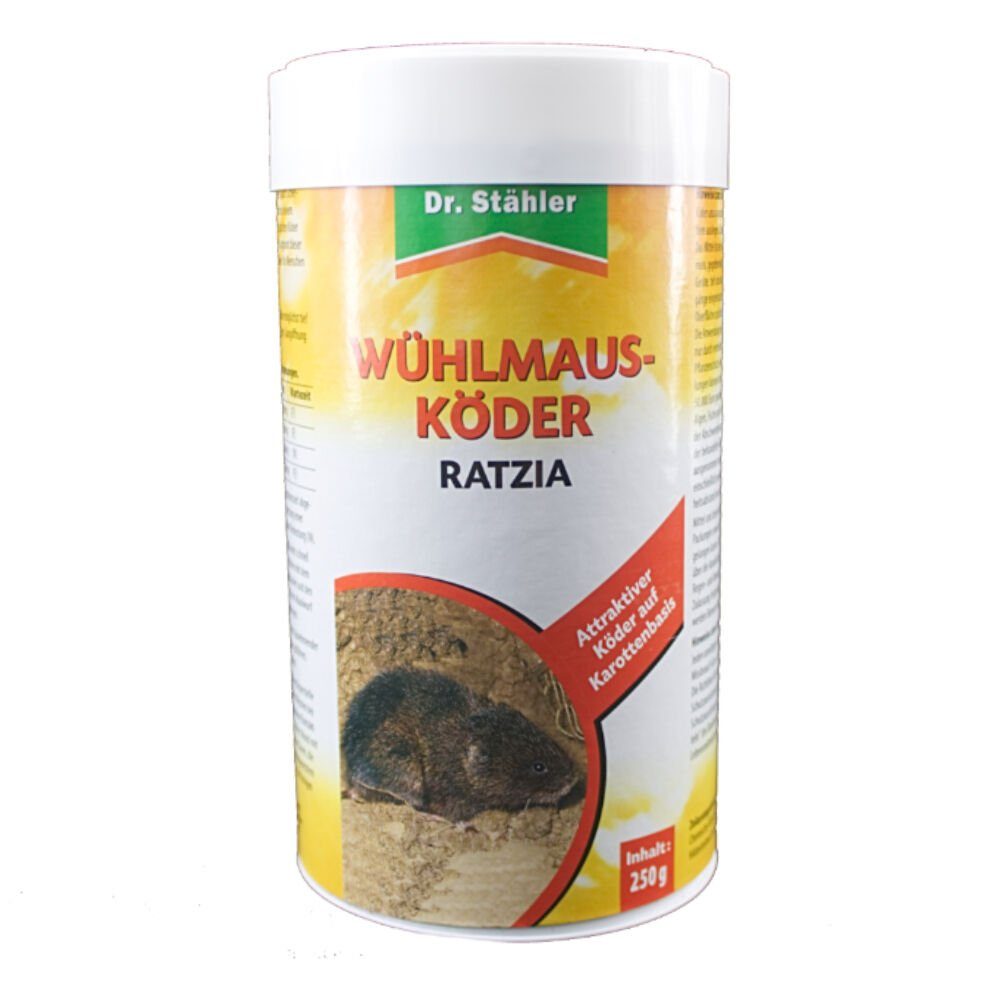 Dr. Stähler Gift-Wühlmausköder 250 g Wühlmausköder Ratzia Köder Wühlmäuse Dr. Stähler Wühlmaus Ex, 250 g