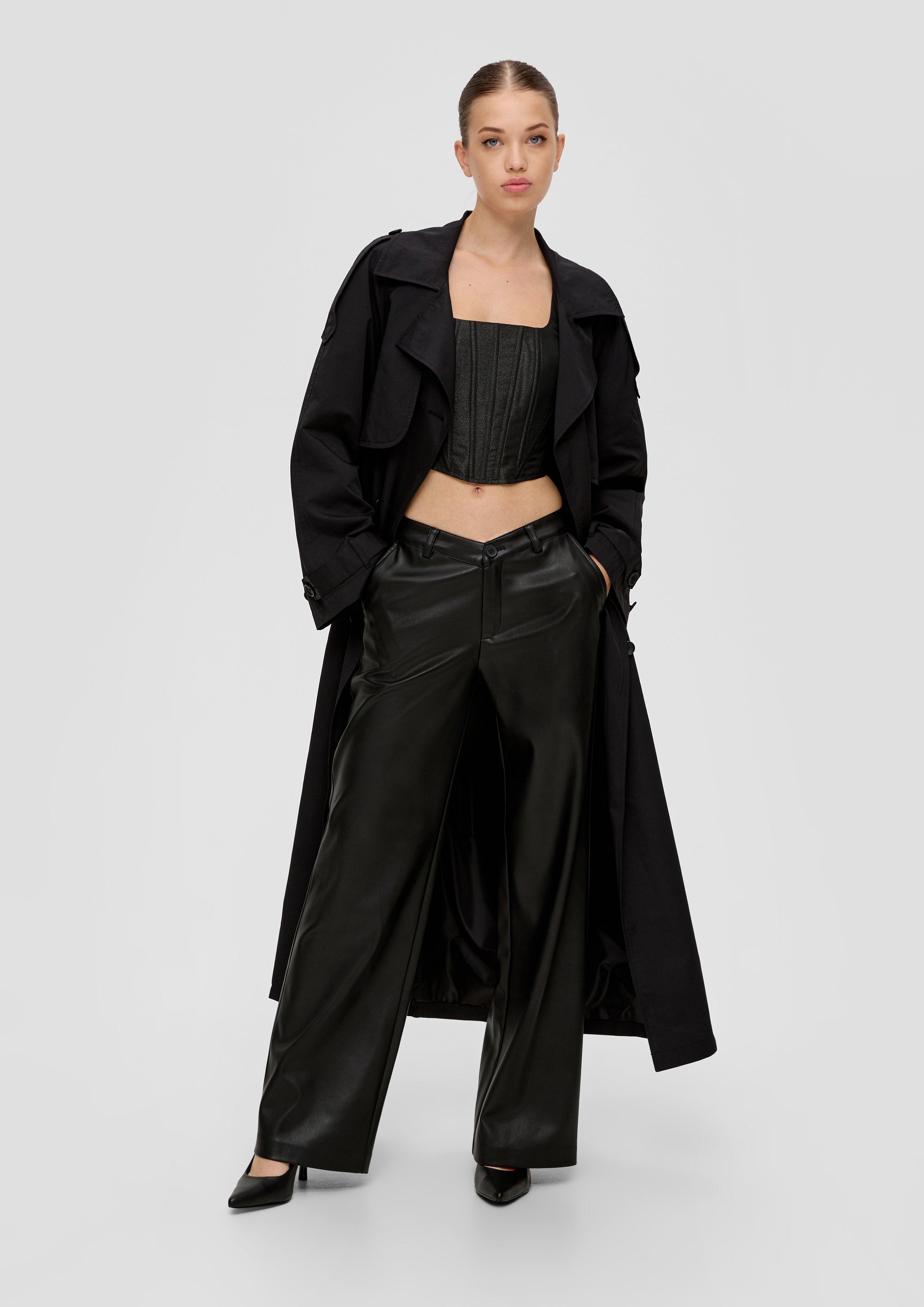 Korsett-Top mit metallisiertem Garn | QS x ELIF  2135067-9999