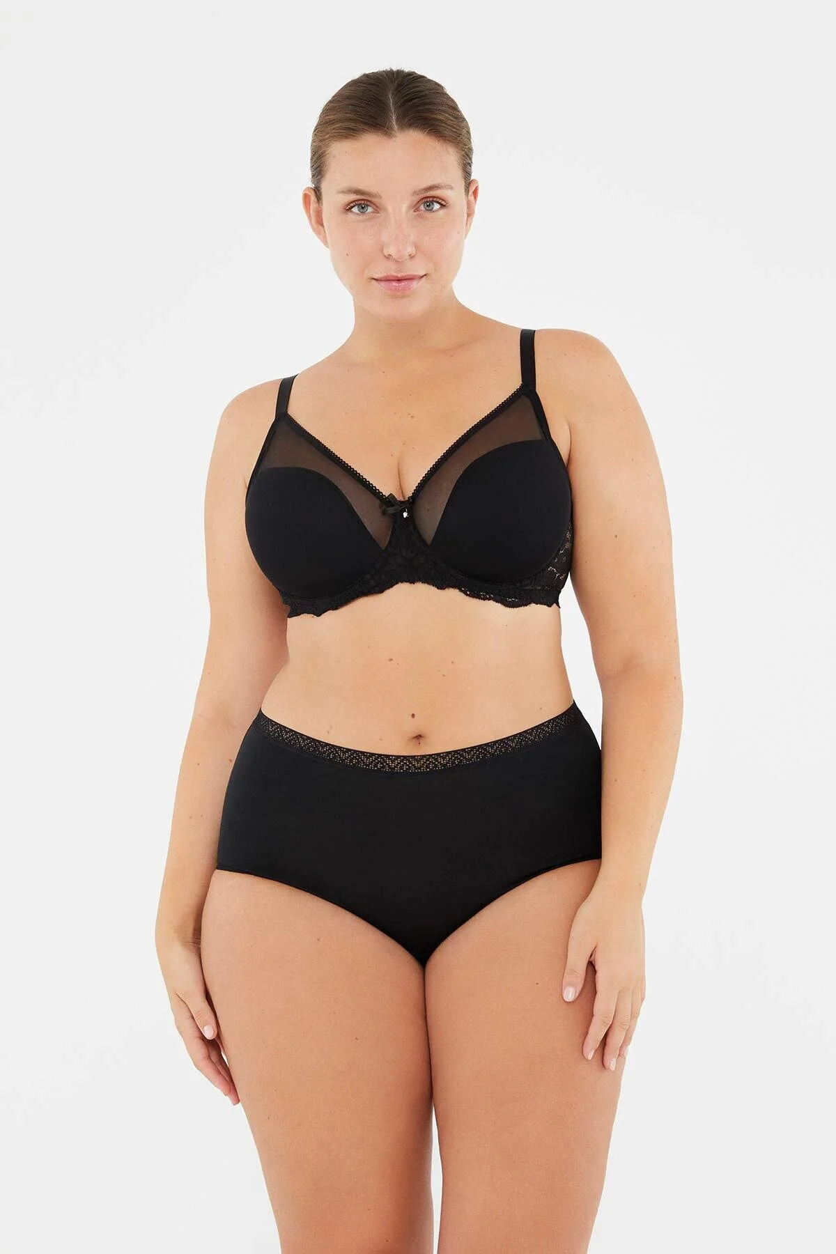 Dagi  Schwarzer Aphrodite-BH mit Körbchen