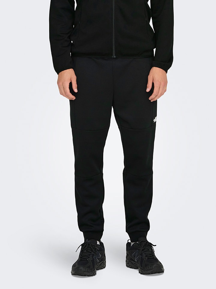 ONLY & SONS Sweathose in Schwarz günstig kaufen