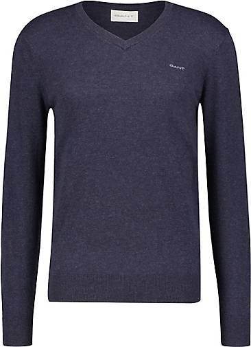 GANT Herren Strickpullover mit Schurwolle EXTRAFINE