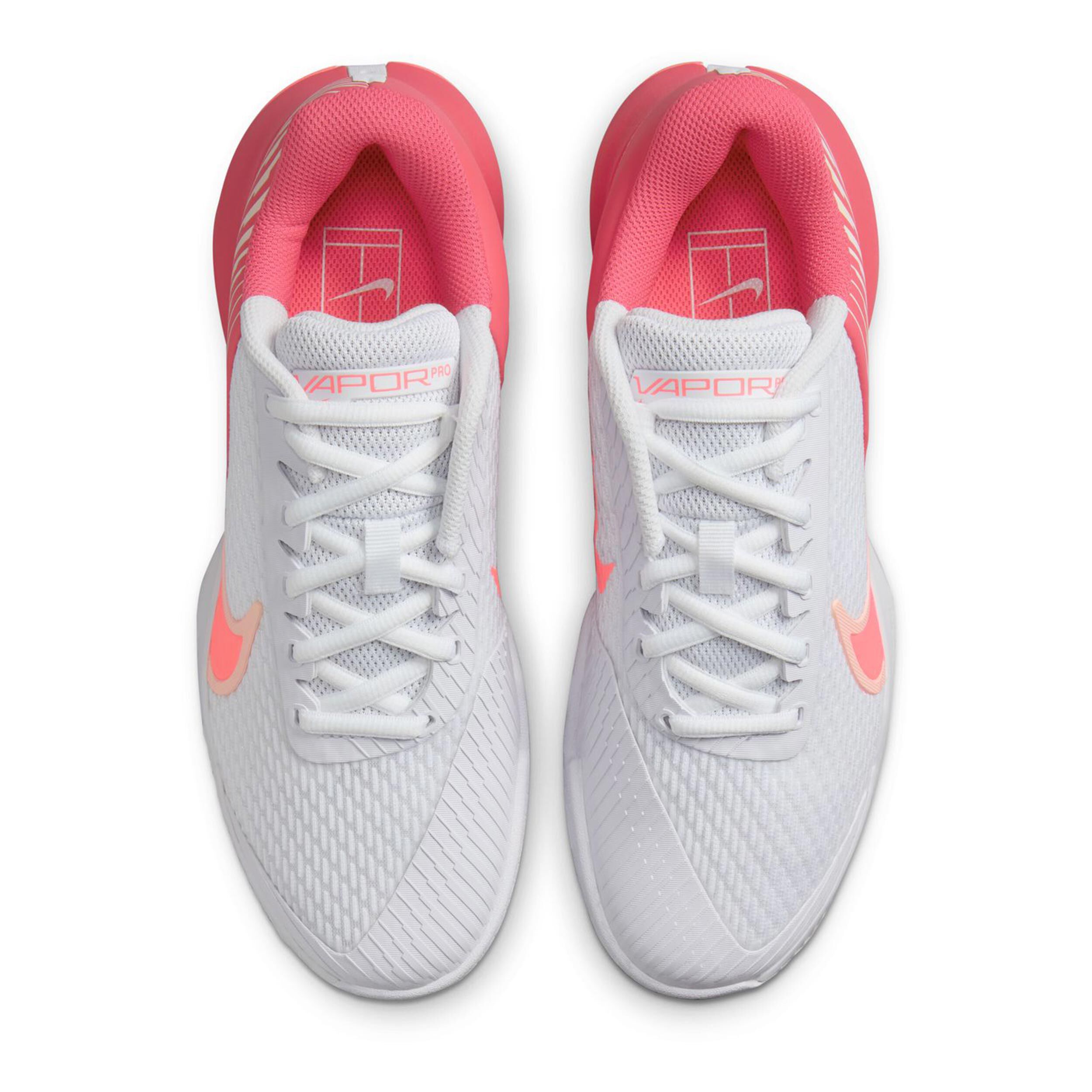 Court Air Zoom Vapor Pro 2 Allcourtschuh Damen - Weiß, Pink