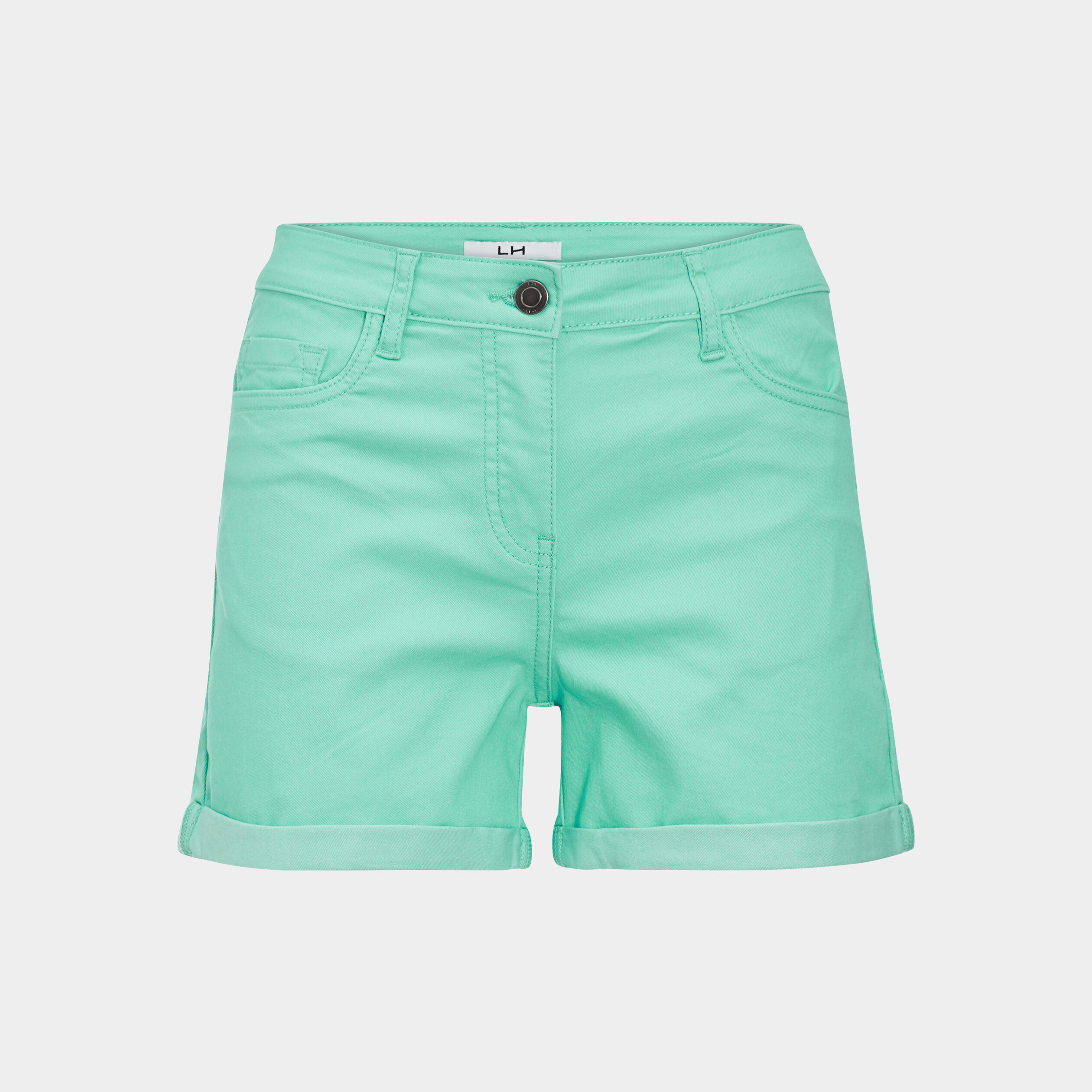 Short skinny 5 poches bleu turquoise femme | La Halle