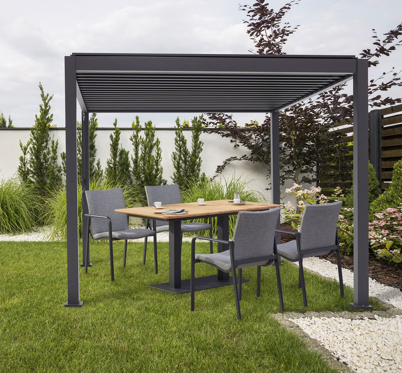 BEST Cadiz Terrassenüberdachung 360x530x250cm
