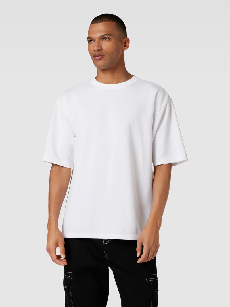 T-Shirt mit Rundhalsausschnitt in weiß