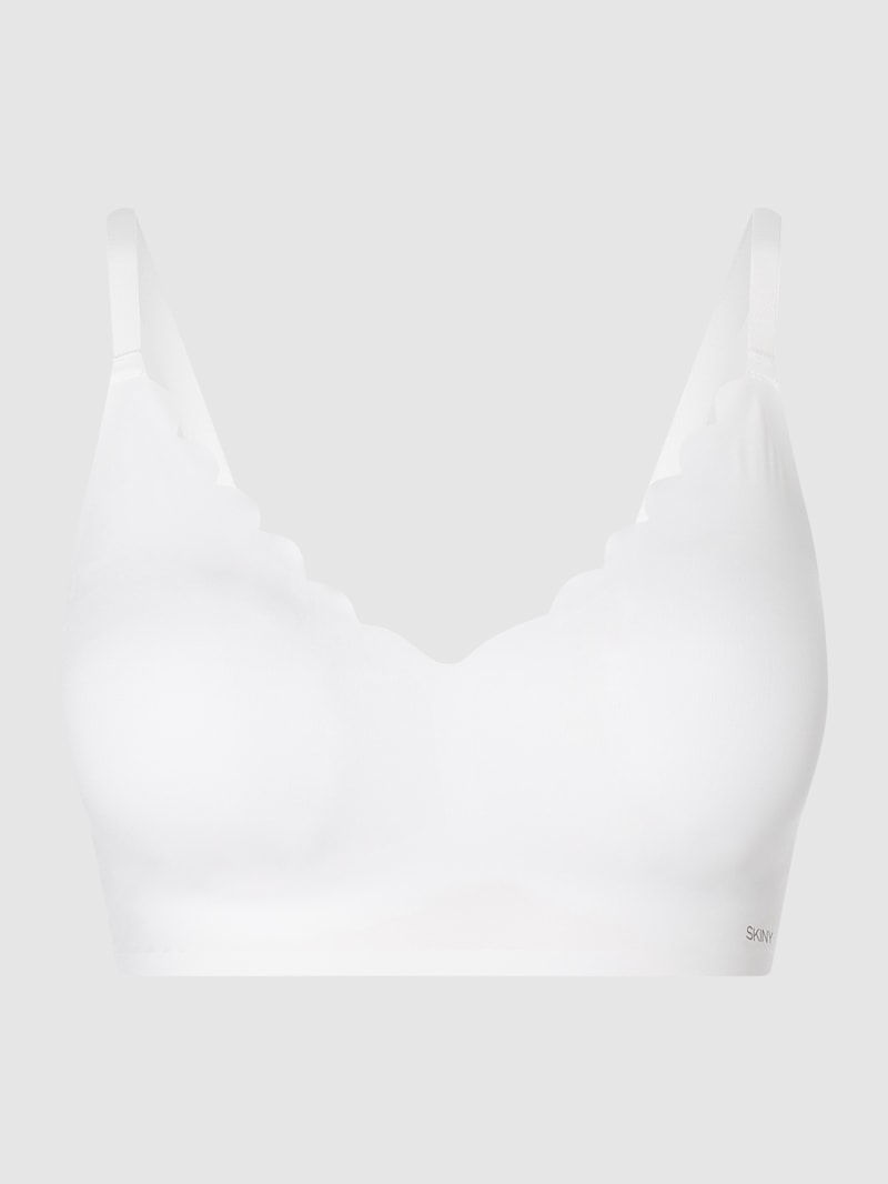 Bustier aus Mikrofaser Modell 'Micro Lovers' - wattiert in weiß