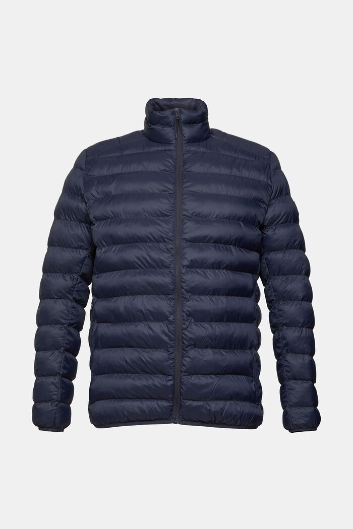 Steppjacke mit hohem Kragen