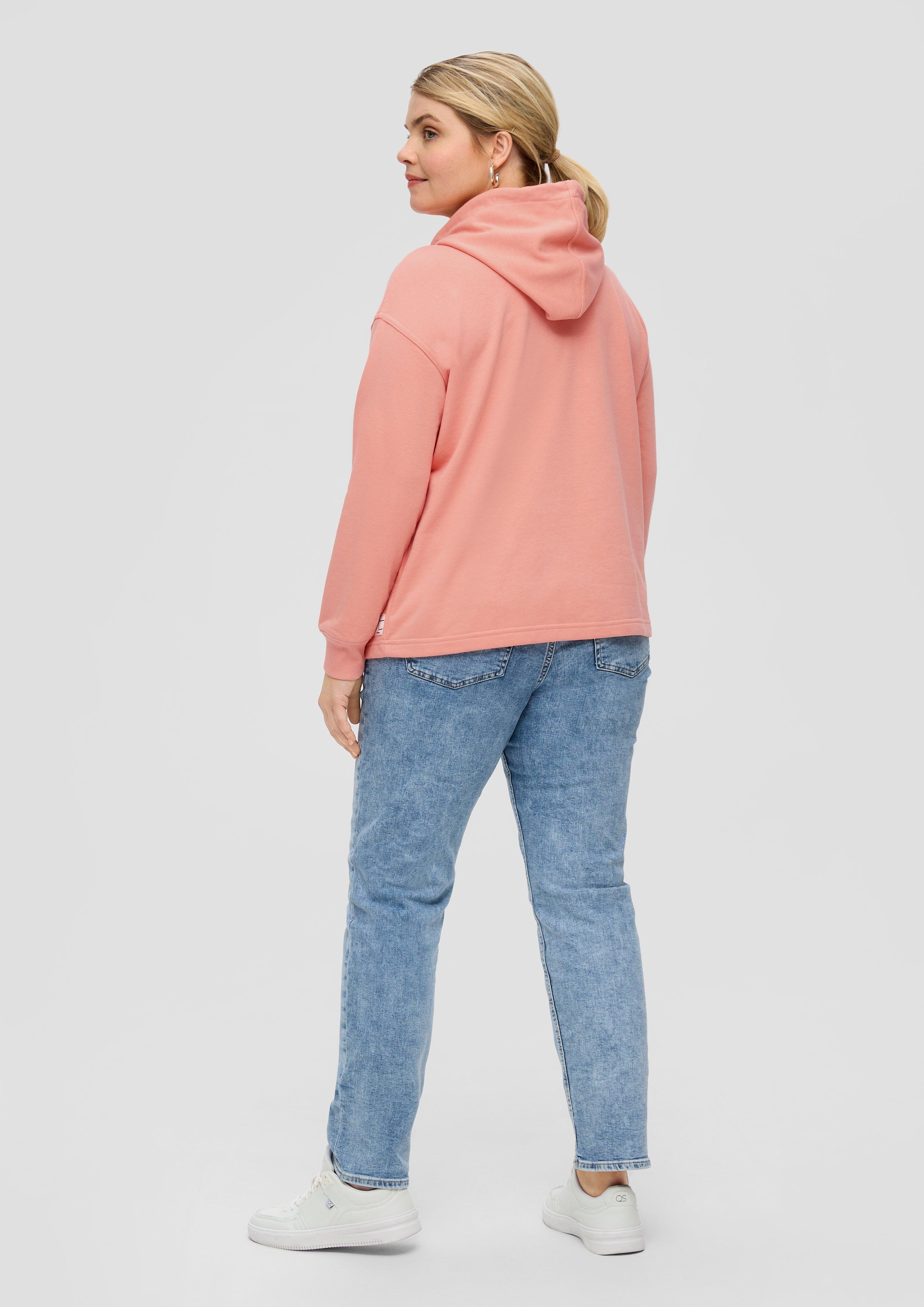 Kapuzensweatshirt mit überschnittener Schulter  EME-2149146-2108
