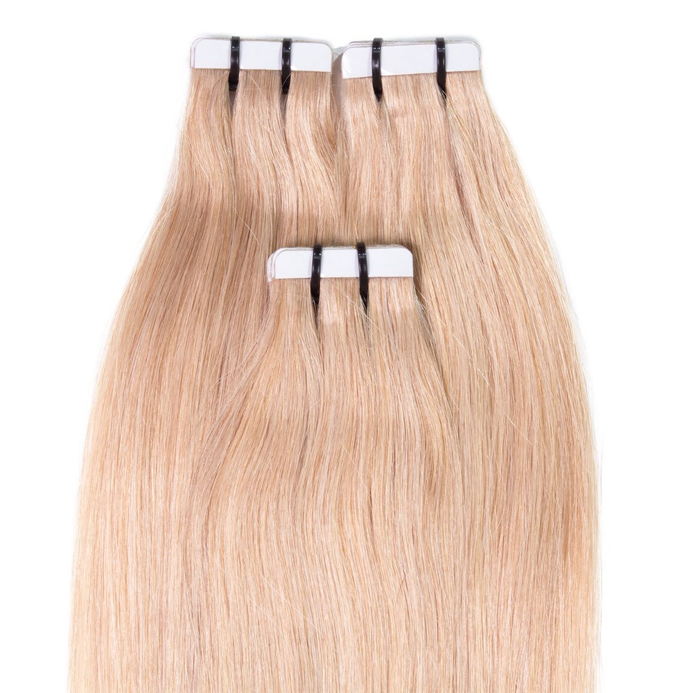hair2heart Extensions adhésives Premium cheveux naturels #20 Blond cendré extensions