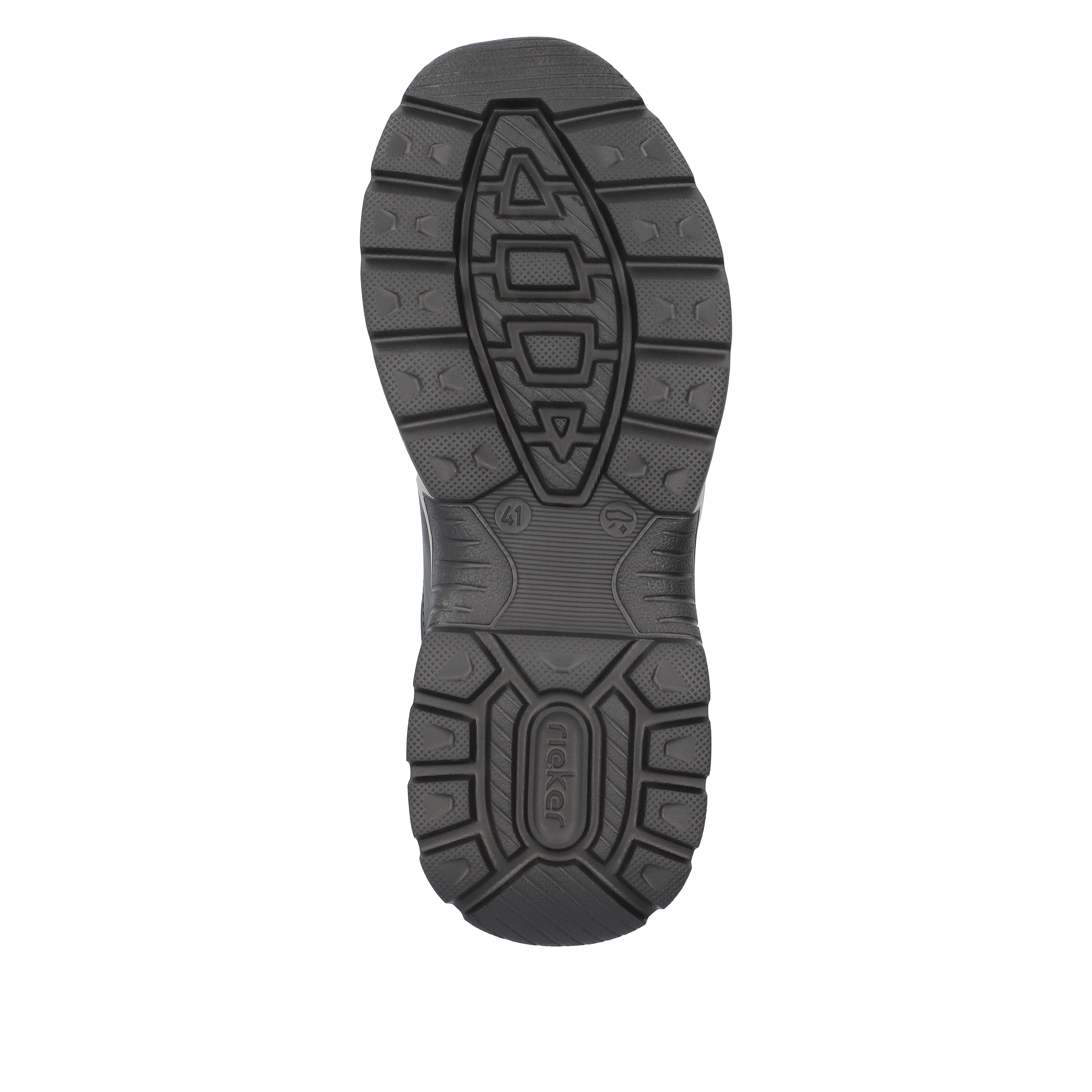 Rieker Herren Schnürschuhe stahlblau