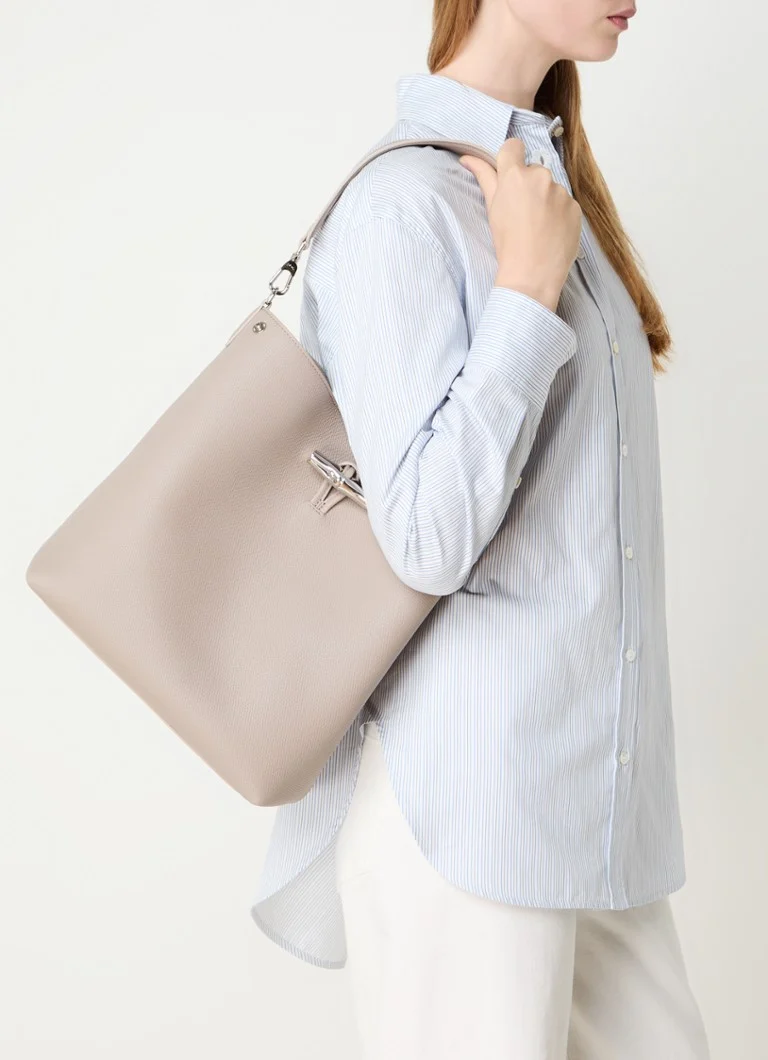 Longchamp Le Roseau M nahkainen olkalaukku