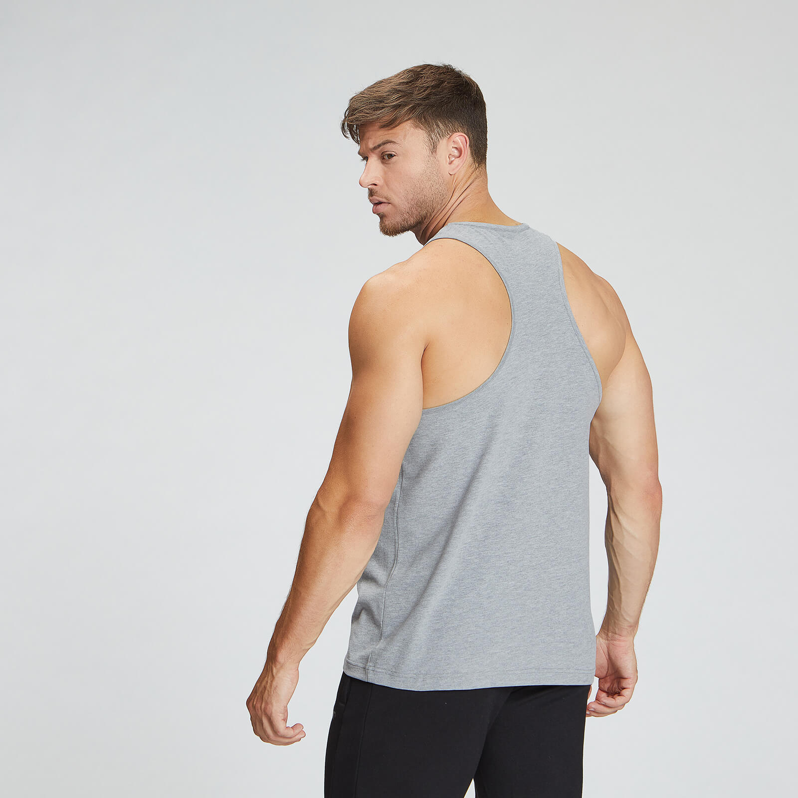 Débardeur MP Essentials pour hommes – Gris chiné classique