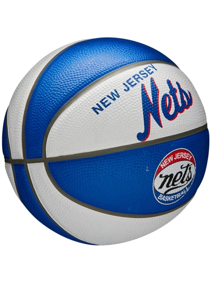 Wilson Wilson NBA Team Retro Brooklyn Nets Mini Ball in Blau günstig kaufen 3