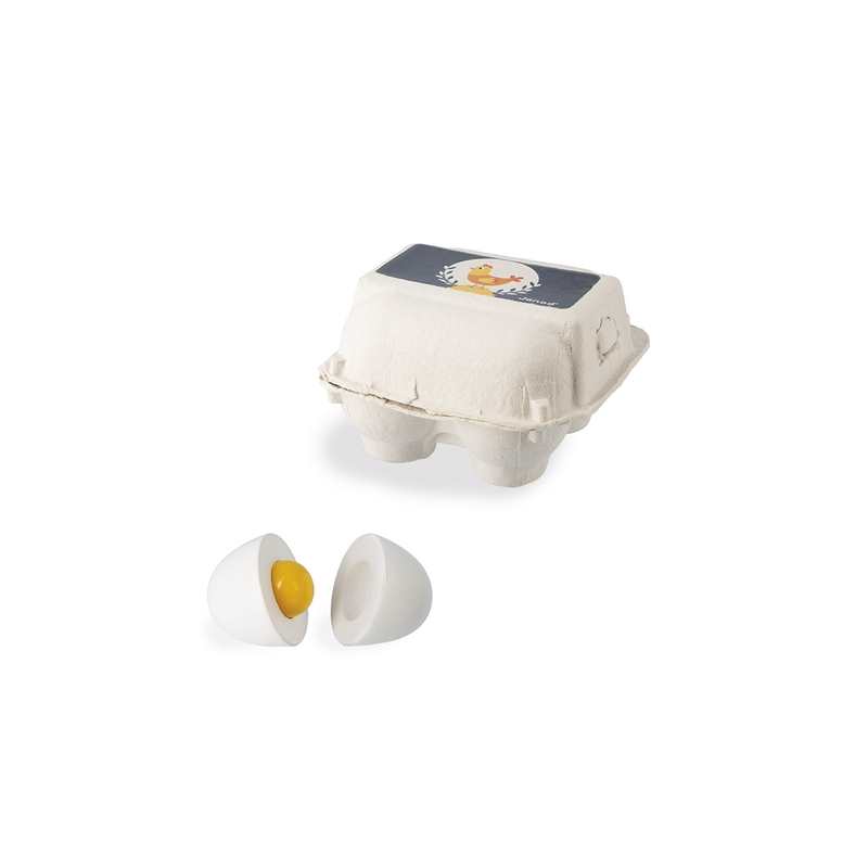 Les oeufs du petit chef en bois