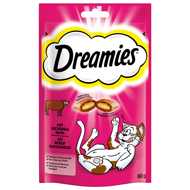 Dreamies Snacks Dreamies 6x60g Rind
