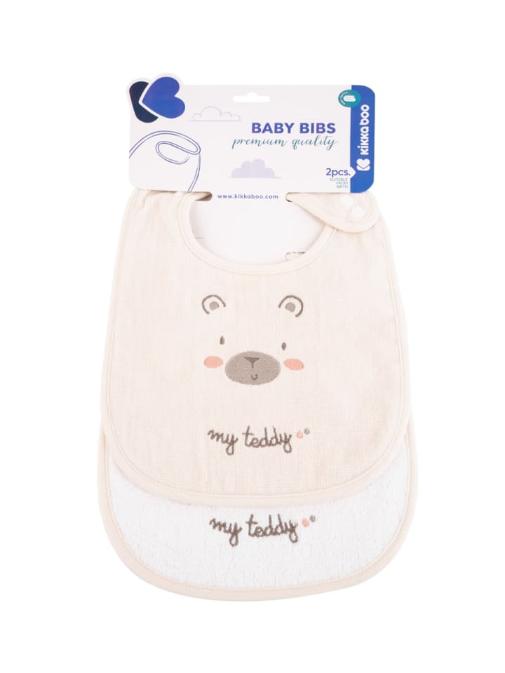 Kikkaboo Babylatz Frottee 2-teilig in natur günstig kaufen onesize