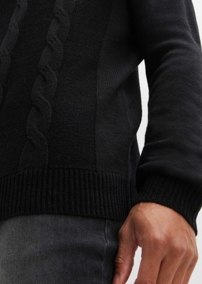 Pullover mit Polokragen