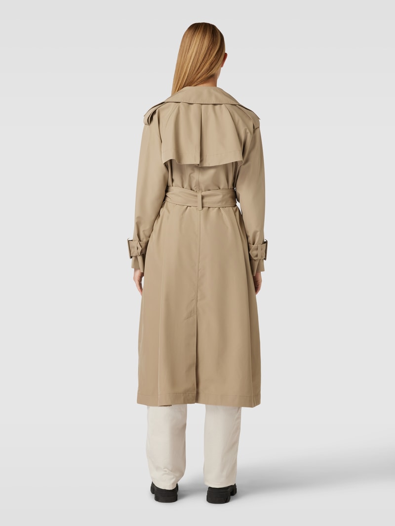 Trenchcoat mit Ärmelriegeln in beige
