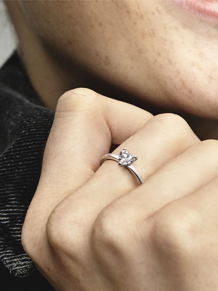 Pandora Silber-Ring mit Edelstein günstig kaufen
