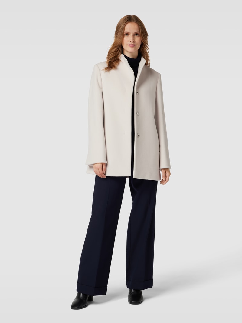 Mantel mit Kaschmir-Anteil in offwhite