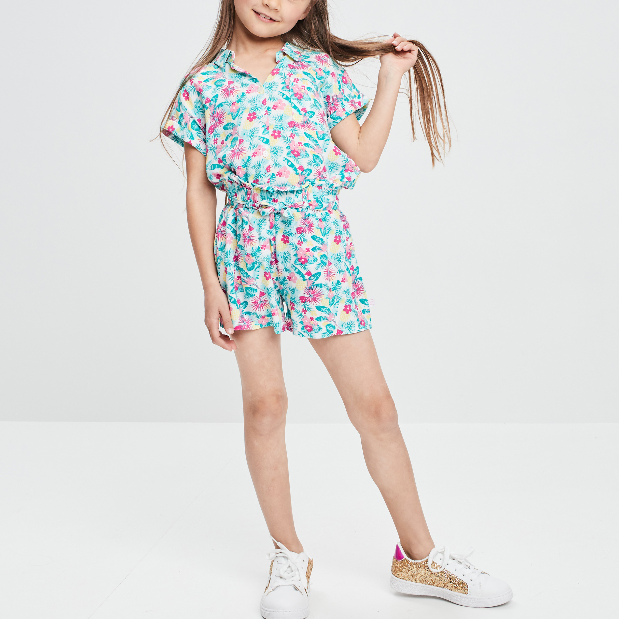 Chemise manches courtes blanc fille | La Halle