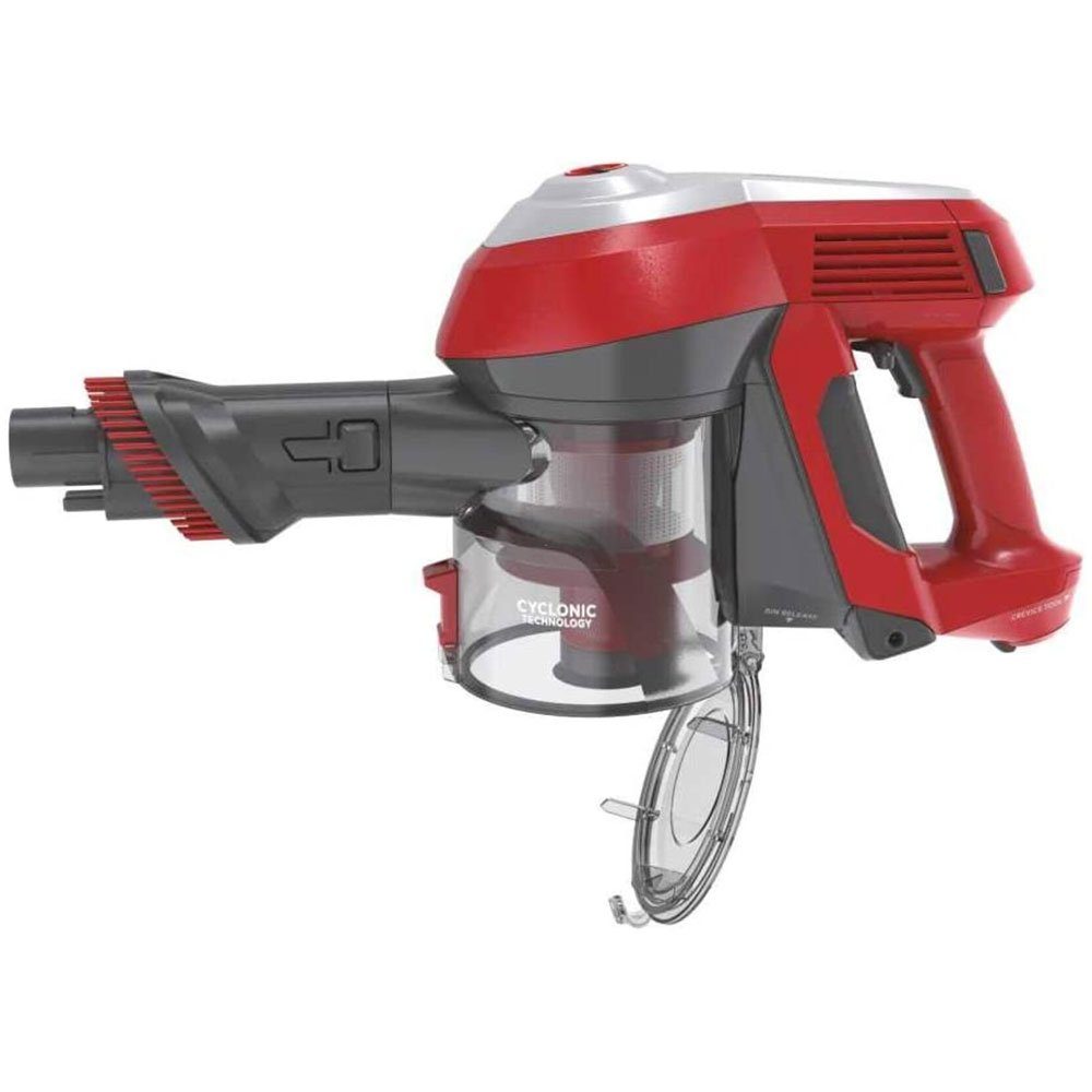 Hoover Akku-Hand-und Stielstaubsauger HF 122RH-11, 170 W, beutellos, Boden- & Handsauger in Einem, 22 V, LED-Licht, Turbo, 0,9 l Behälter