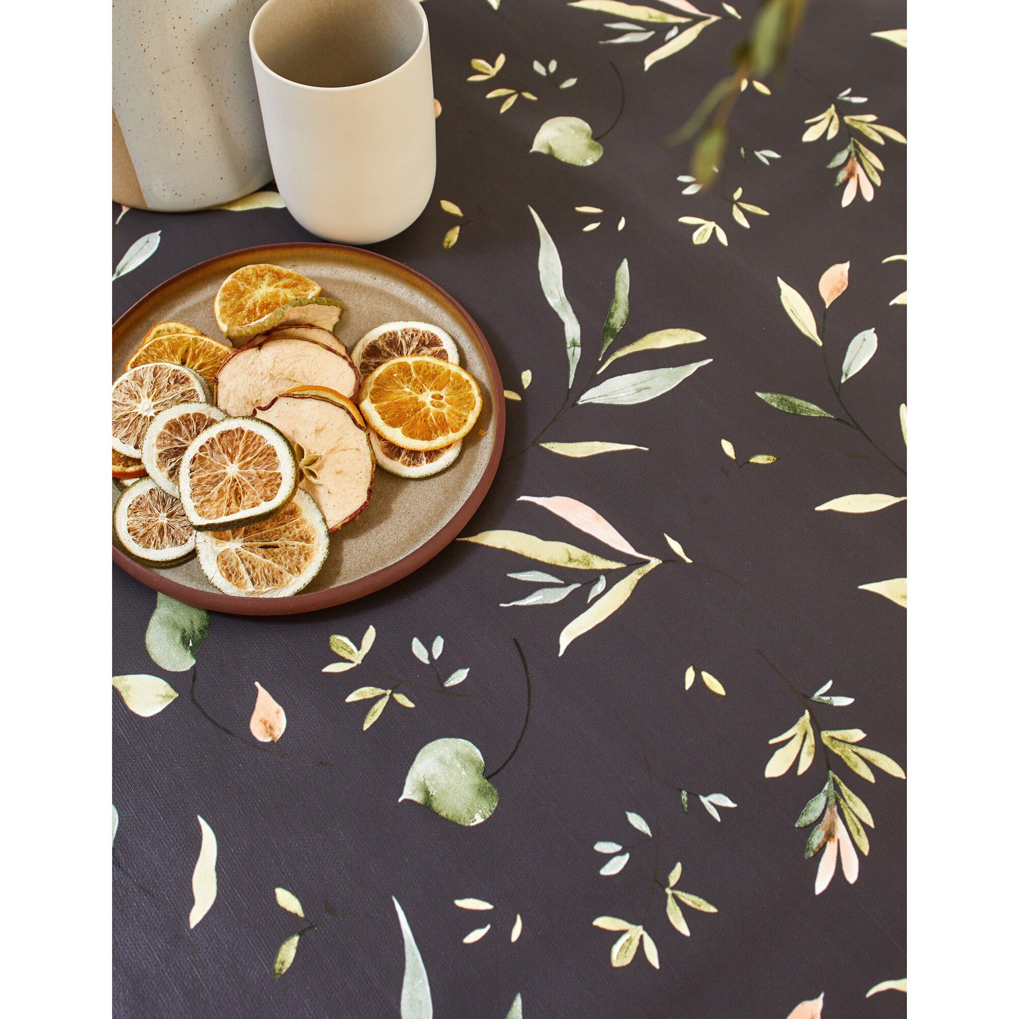 Nappe toile cirée imprimé Florale