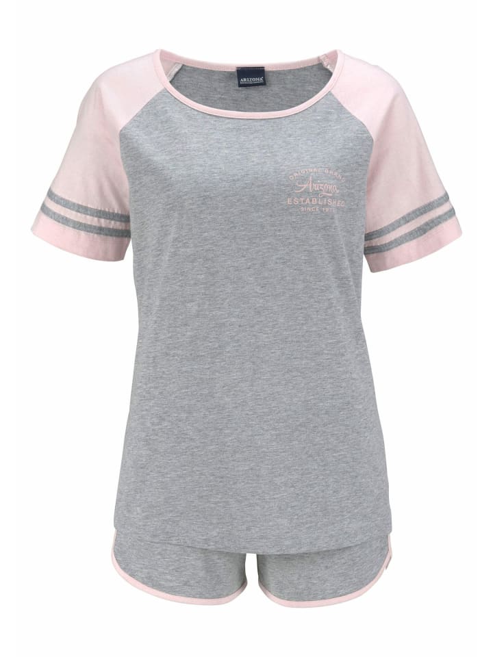 ARIZONA Shorty in grau-rosa günstig kaufen