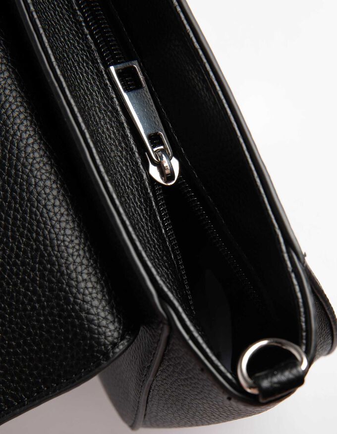 Schultertasche - Druckknopf-Lasche