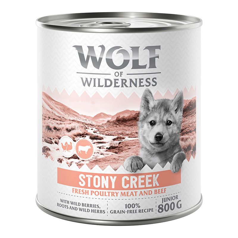 Wolf of Wilderness Junior “Expedition” 6 x 800 g