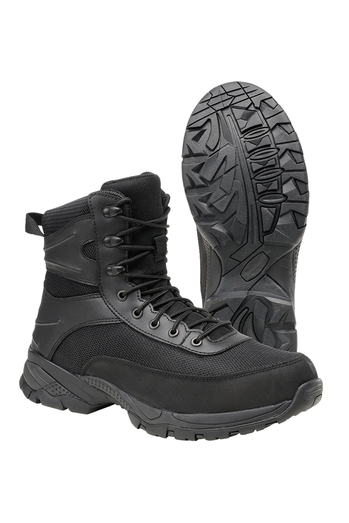 Brandit  Stiefelette - Schwarz - Flacher Absatz