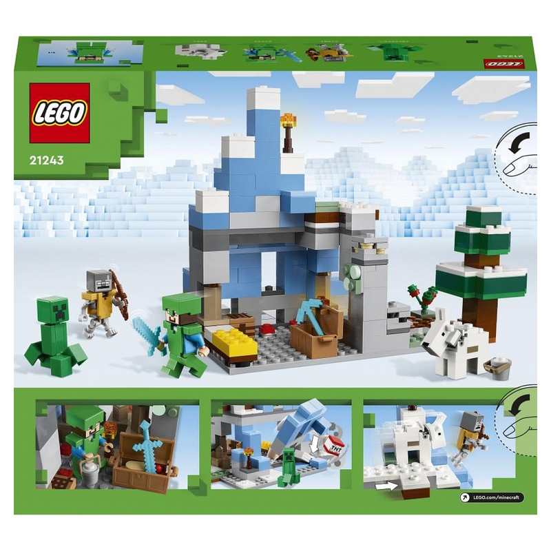 21243 Les pics gelés LEGO Minecraft
