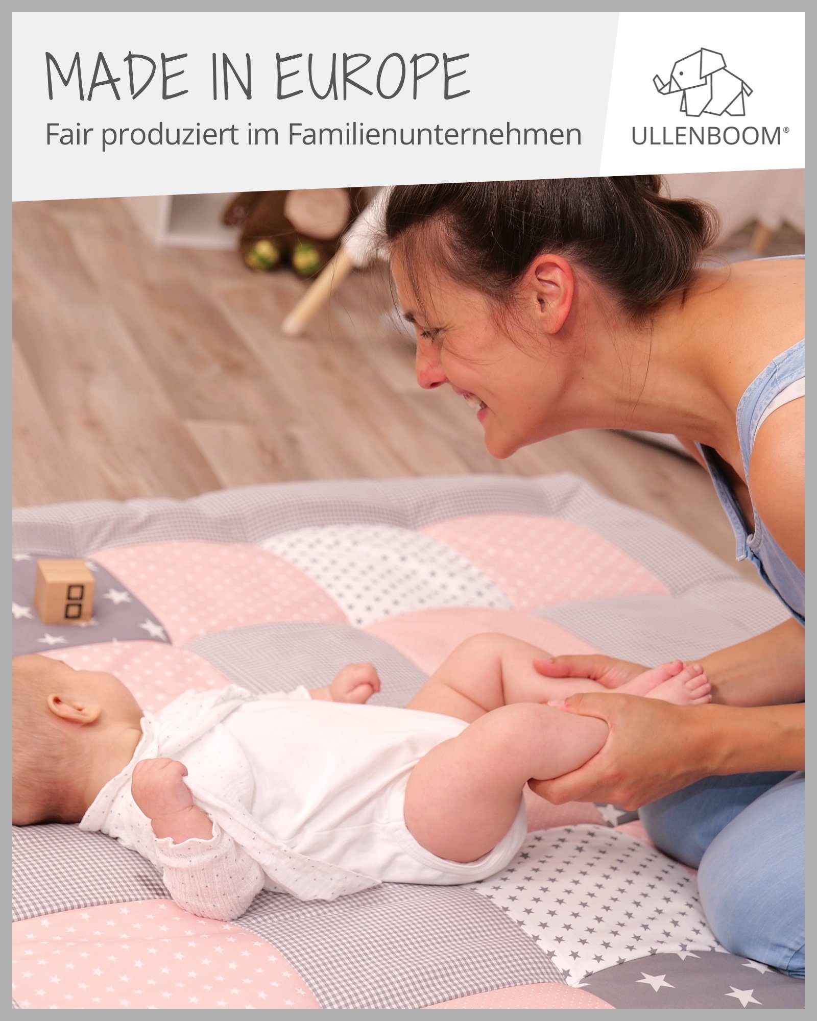 Krabbeldecke Baby Krabbeldecke 100x100 cm 