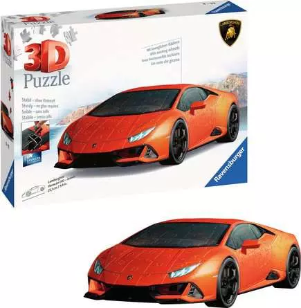 3D Puzzle Lamborghini Huracán EVO - Arancio