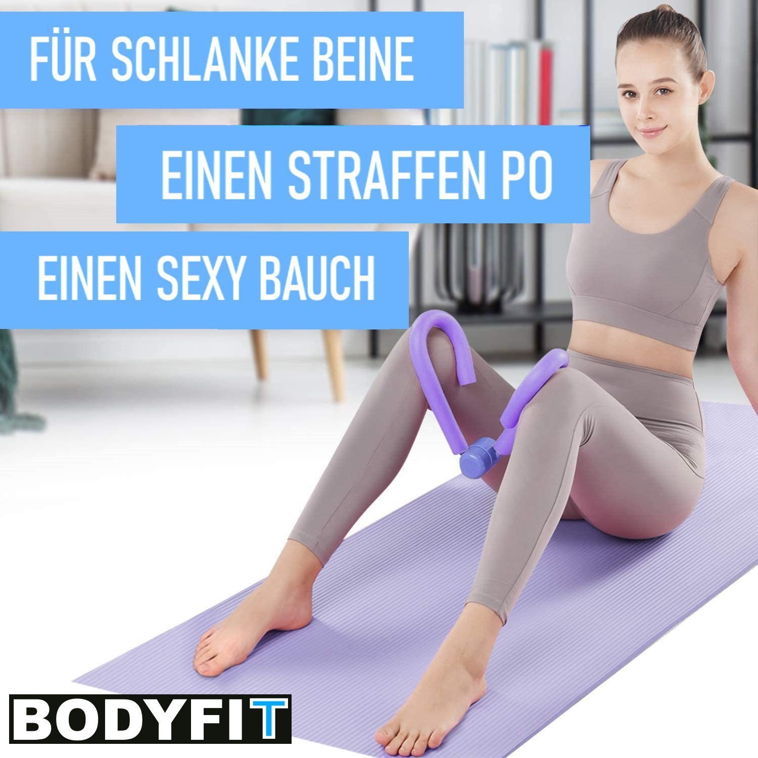 MAVURA Multitrainer BODYFIT Oberschenkeltrainer Ganzkörpertrainer Figurformer, Fitness Yoga Sportgerät Armtrainer Beintrainer