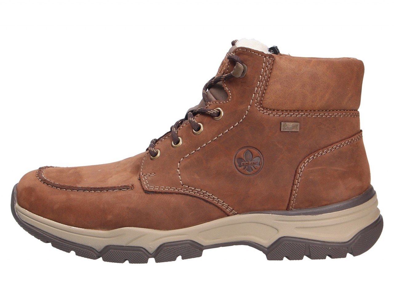 RIEKER Schnür-Stiefeletten braun